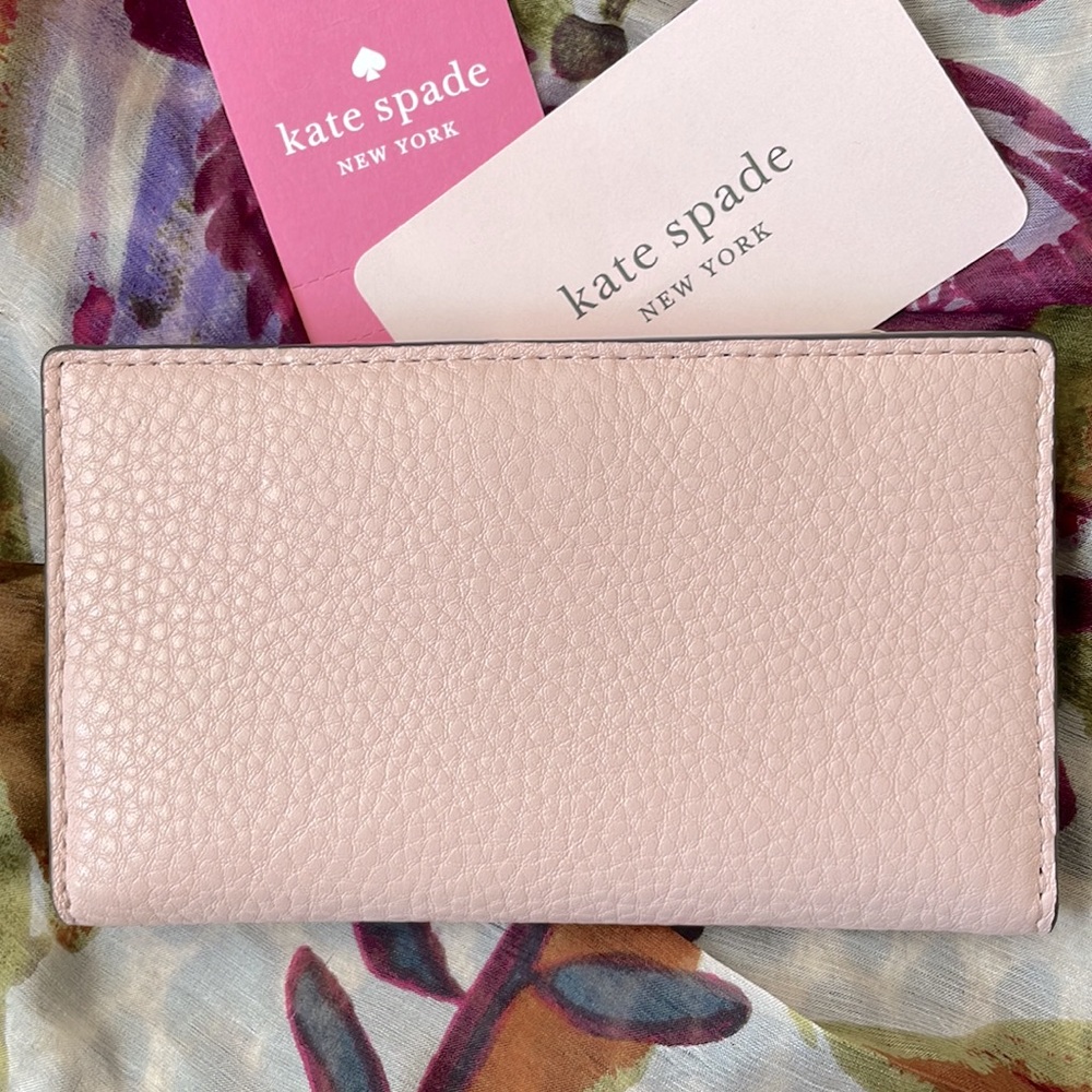 Brand New Kate Spade Genuine Leather Slim Bifold Jackson Wallet - Picture 2 of 15